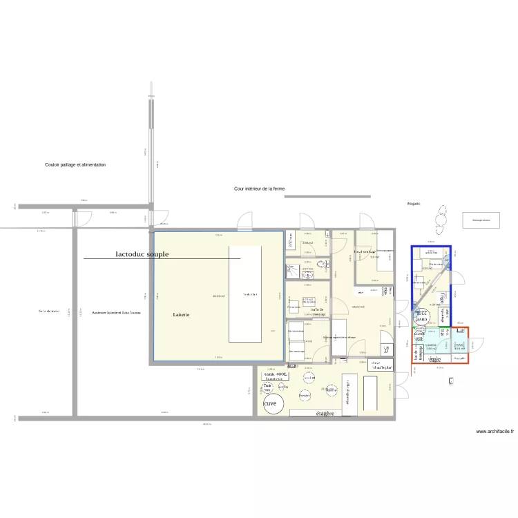 FA conteneur. Plan de 