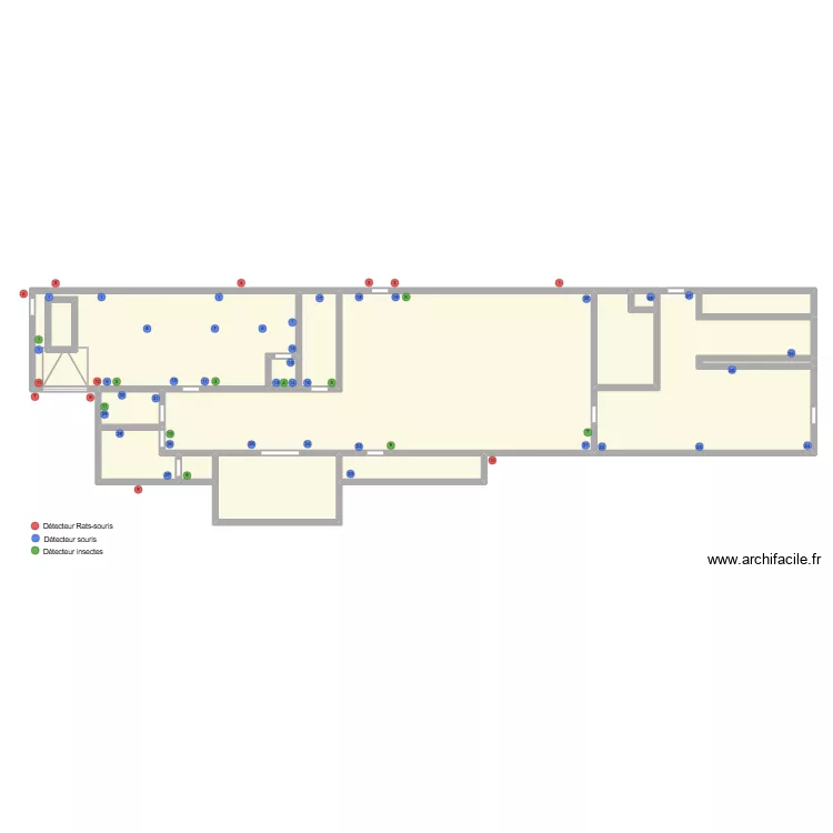 Graiterie Pondrome. Plan de 15  et 333 m²