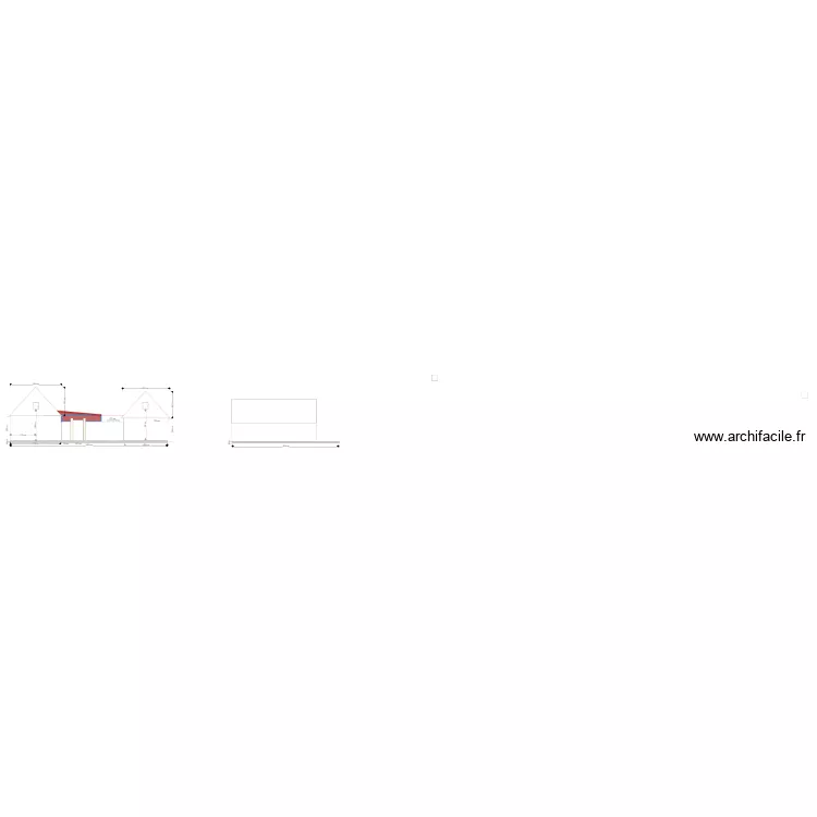 plan des facades projet. Plan de plan des facades projet. Plan de