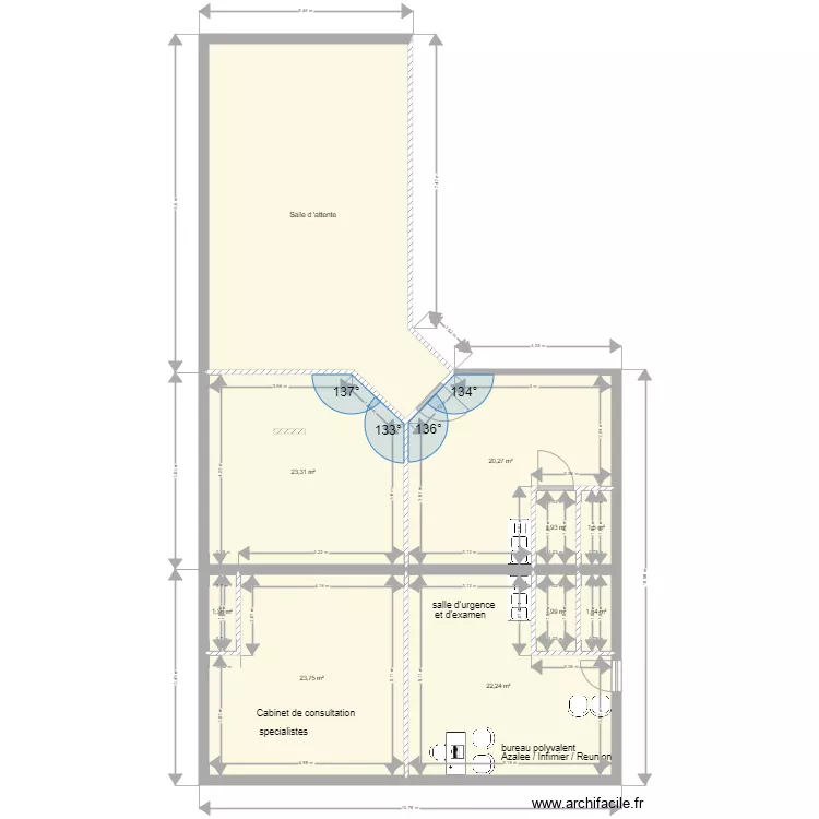 LOCAL INFI URGENGES. Plan de 