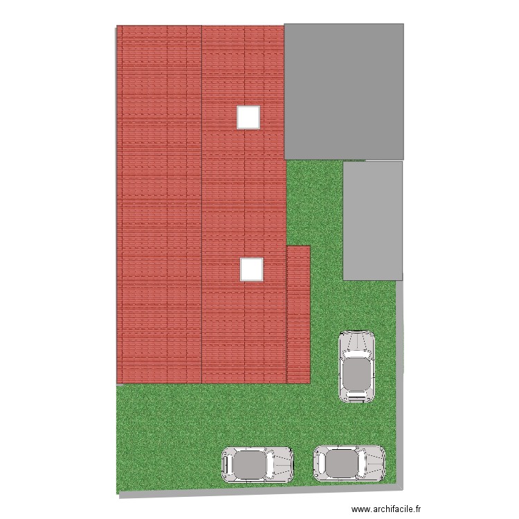 Champagne Plan de Masse. Plan de 0 pièce et 0 m2