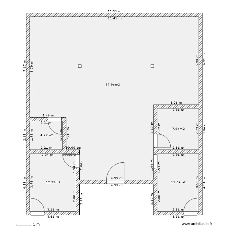 rez aumont . Plan de 
