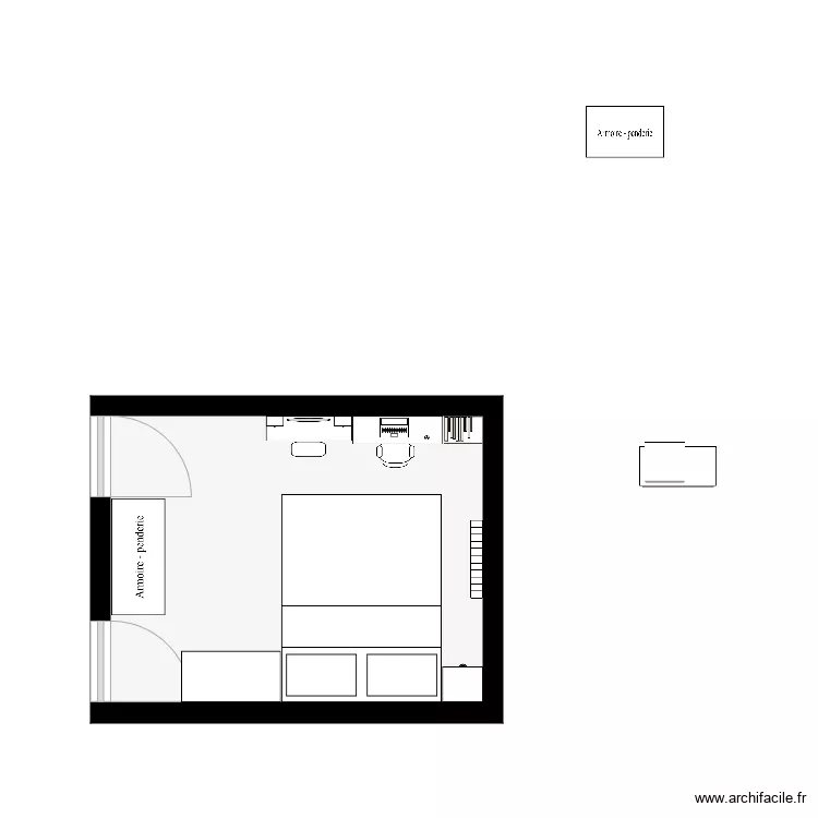Chambre. Plan de Chambre. Plan de