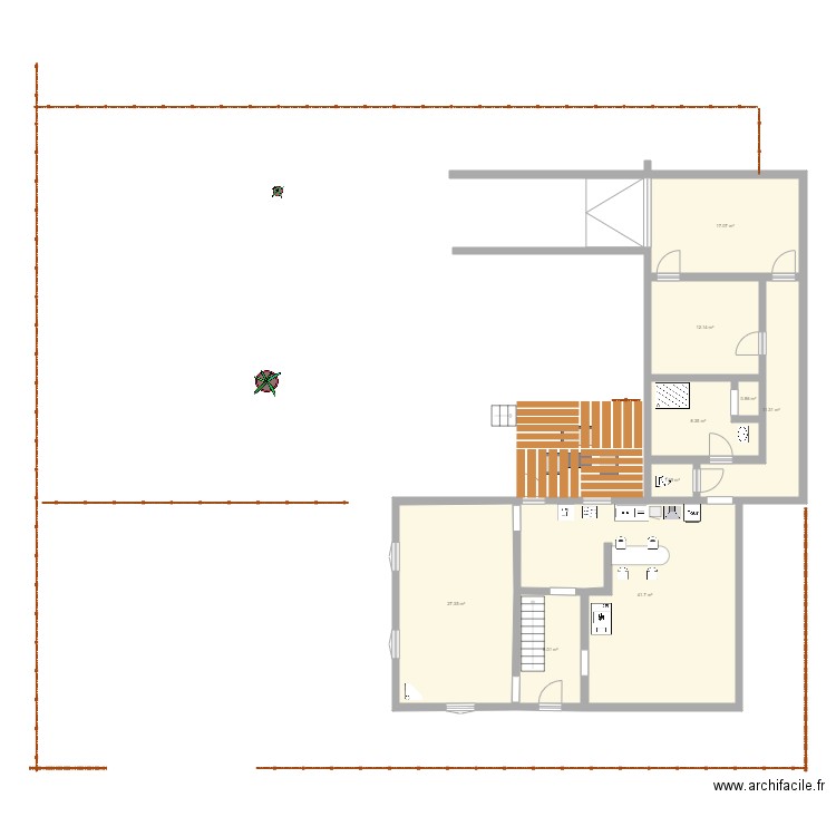 Sand rd chaussée. Plan de 0 pièce et 0 m2