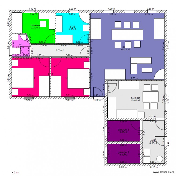 XXXXXXX2. Plan de 0 pièce et 0 m2