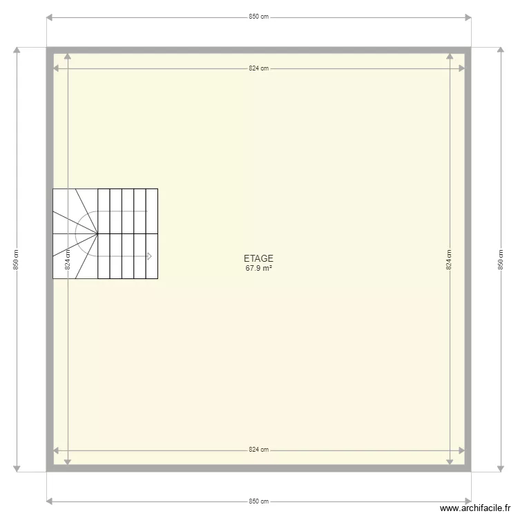 TEST COMBLES. Plan de 