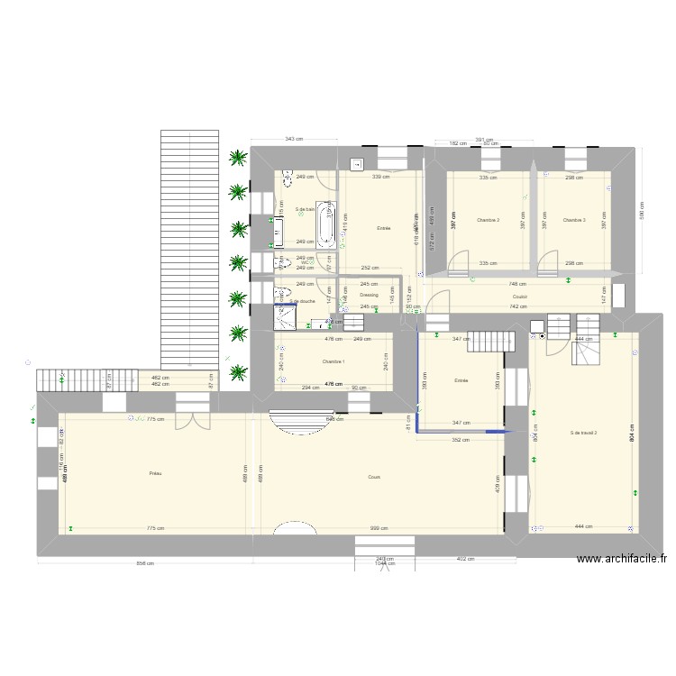 Rez de chaussée ter. Plan de 0 pièce et 0 m2