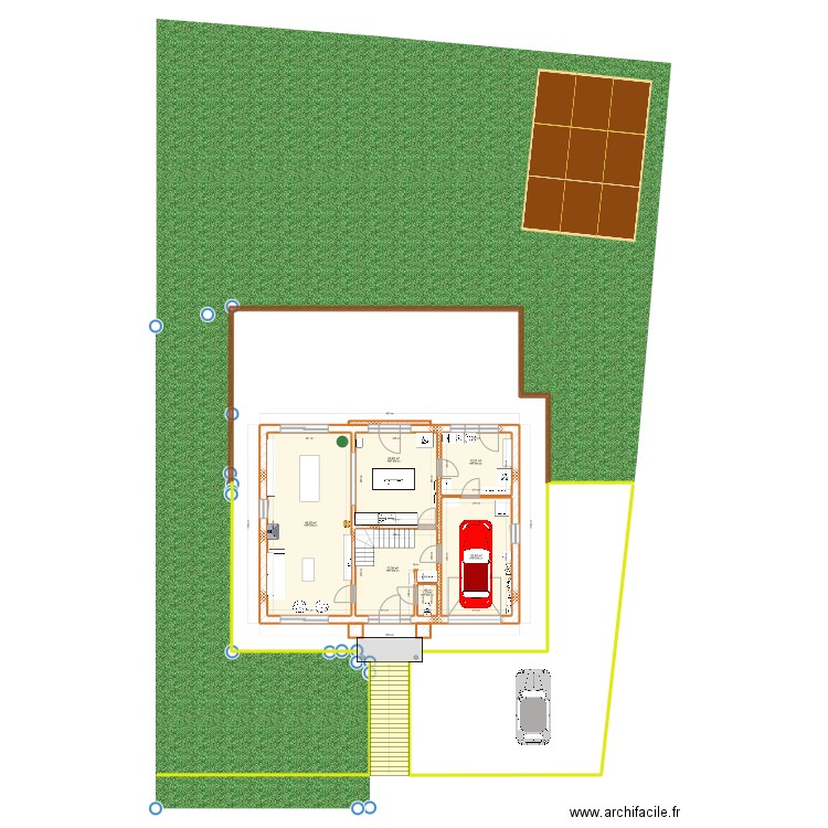 100. Plan de 6 pièces et 117 m2