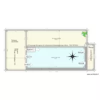 plan de la piscine au montat 