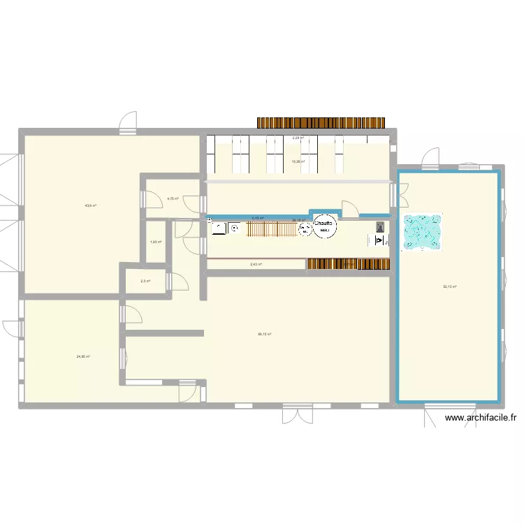 RDC Tullins. Plan de 