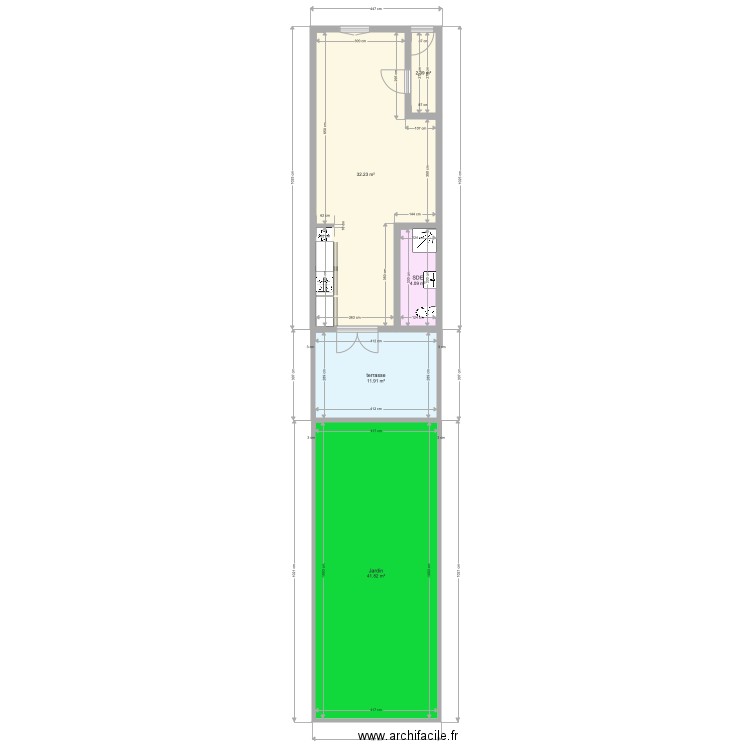 21 république Roncq. Plan de 0 pièce et 0 m2