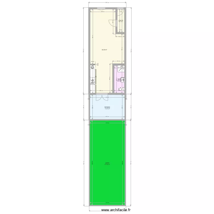 21 république Roncq. Plan de 21 république Roncq. Plan de