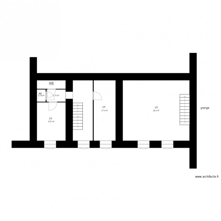 plan FAURE Périgneux. Plan de 0 pièce et 0 m2