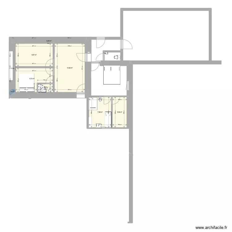 &eacute;tage1. Plan de 