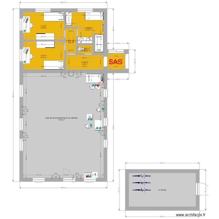 annexe SDJ branchements en attentes. Plan de 0 pièce et 0 m2