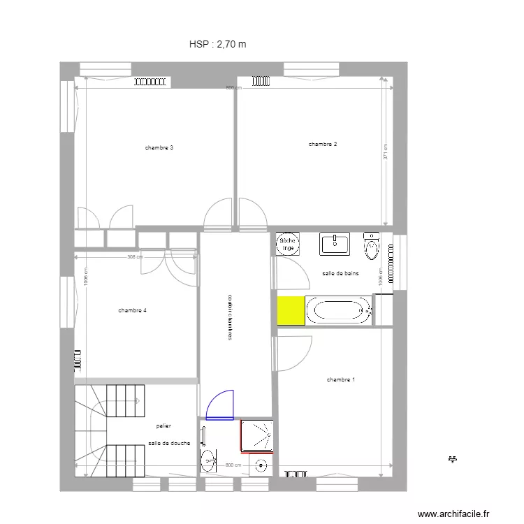 Enghien 1er &eacute;tage 26 12 2020 version 2. Plan de 