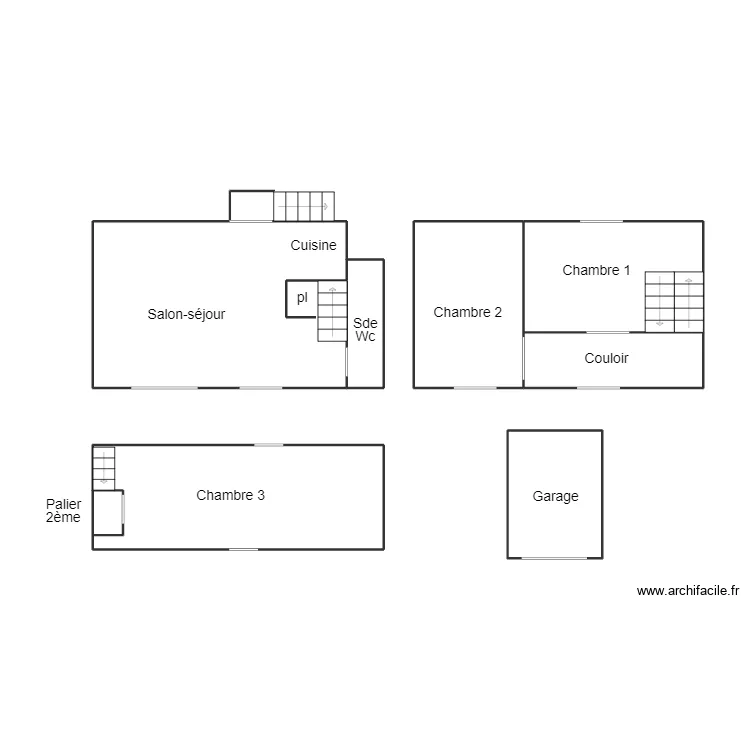 QUIMPER ARTIGARRET. Plan de 