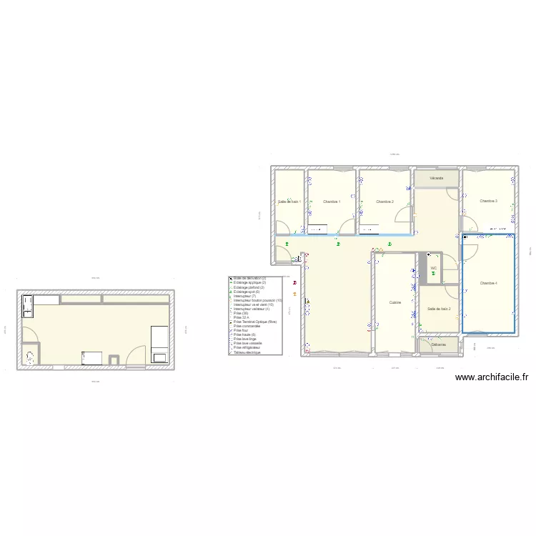 studio chassa. Plan de 