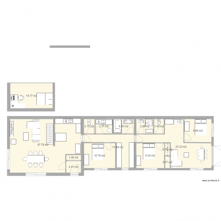 Maison la chaume 10. Plan de 0 pièce et 0 m2