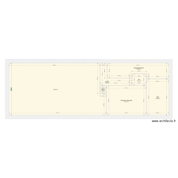 plan avec mobilier. Plan de 0 pièce et 0 m2