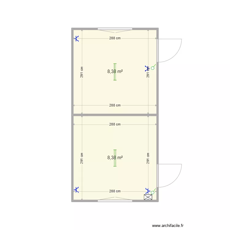 2 63243 et 2 63202. Plan de 