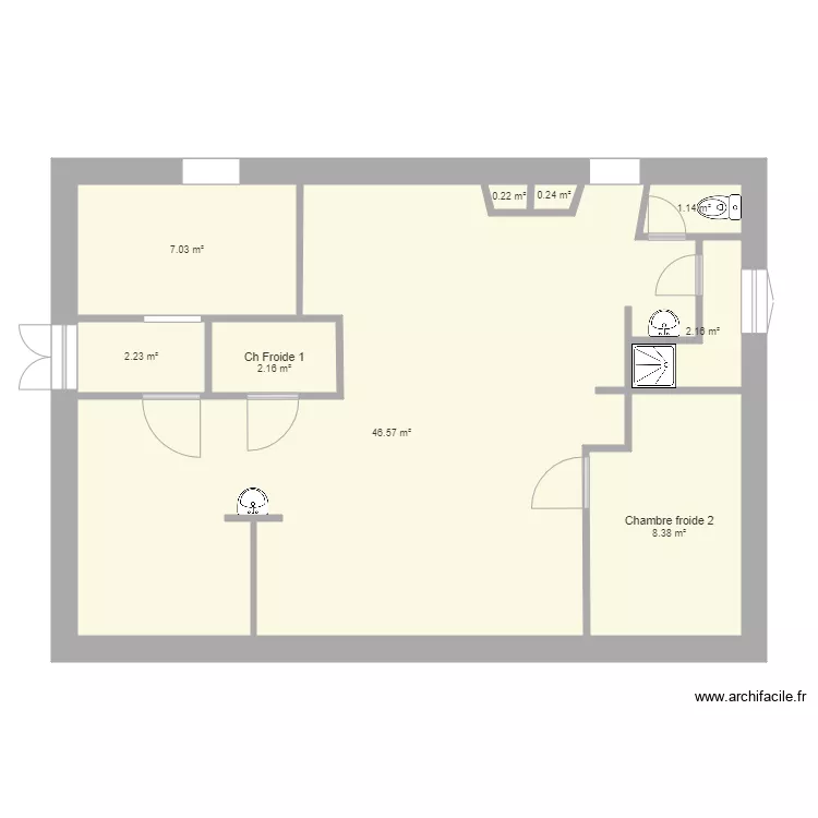 LABO BORREZE apr&egrave;s. Plan de 