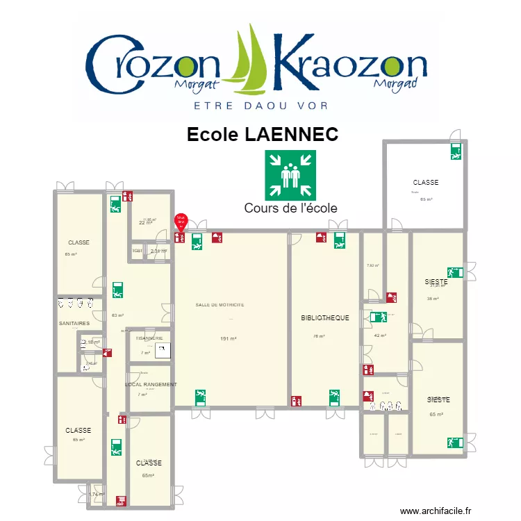 LAENNEC. Plan de 