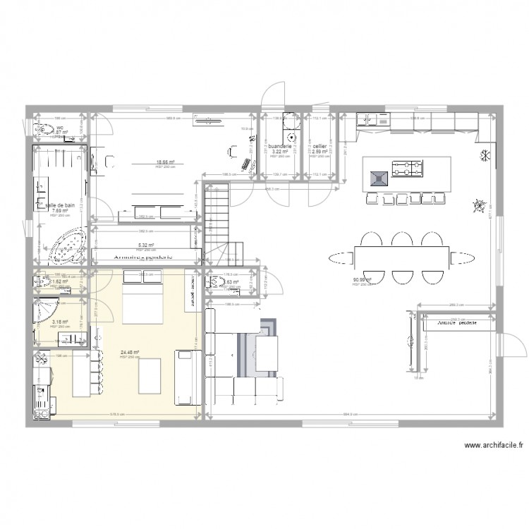 rénovation garagev4. Plan de 0 pièce et 0 m2