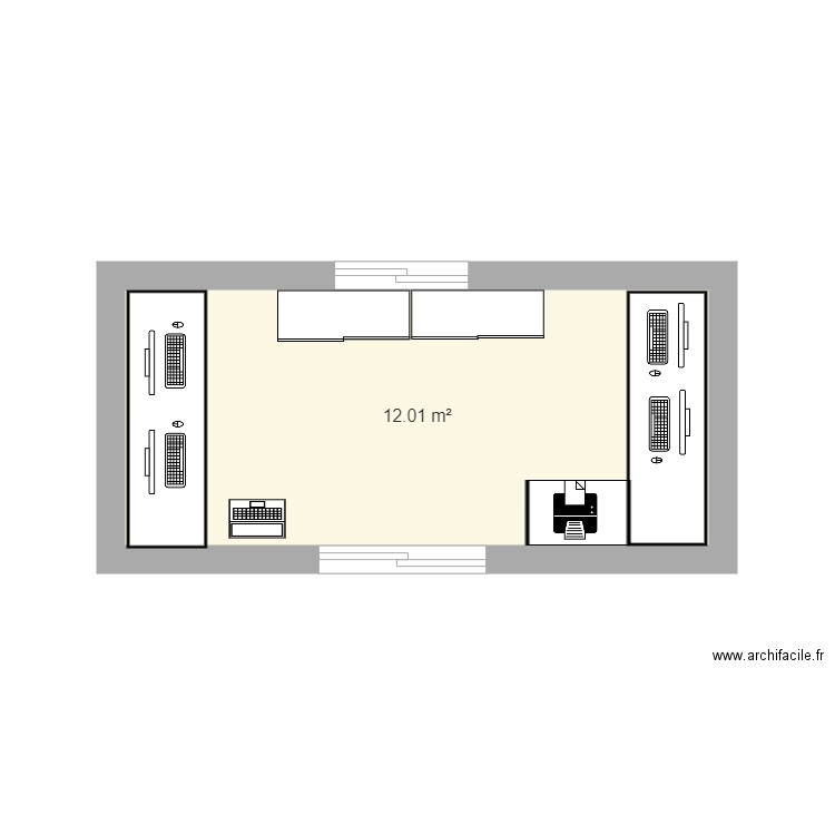 secteur de prescription médical. Plan de 0 pièce et 0 m2