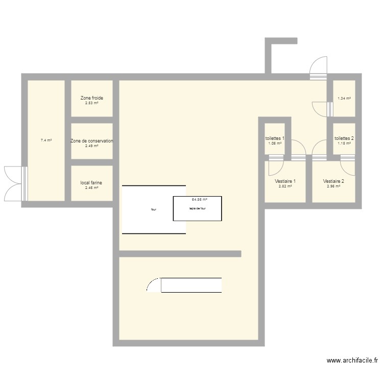 labo boul. Plan de 0 pièce et 0 m2