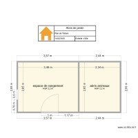 abris de jardin plan de masse
