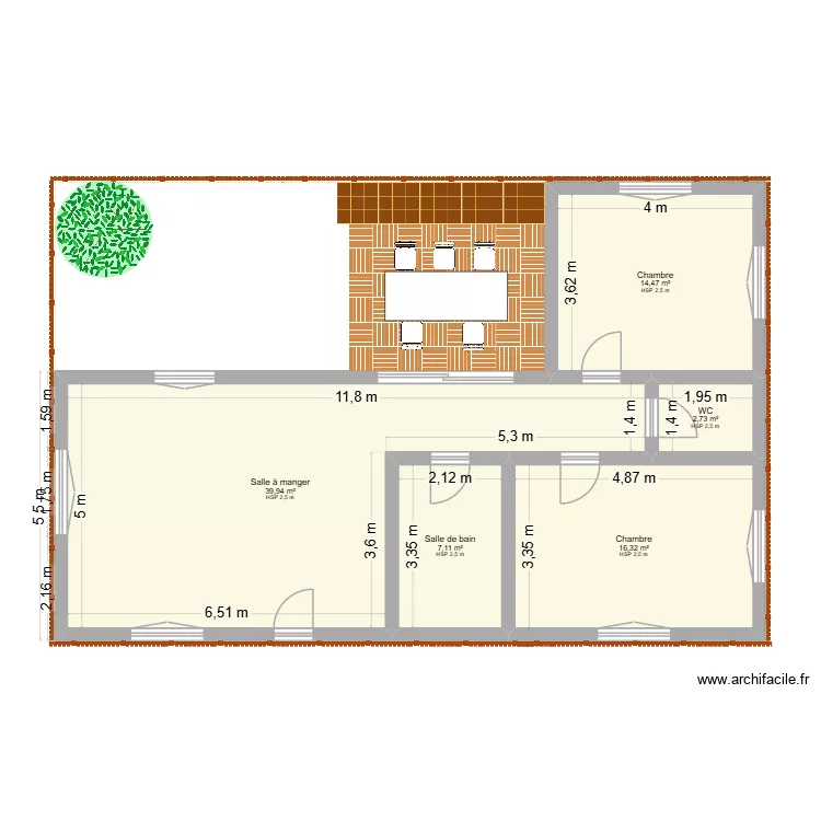 architecture. Plan de 5 et 81 m² architecture. Plan de 5 et 81 m²