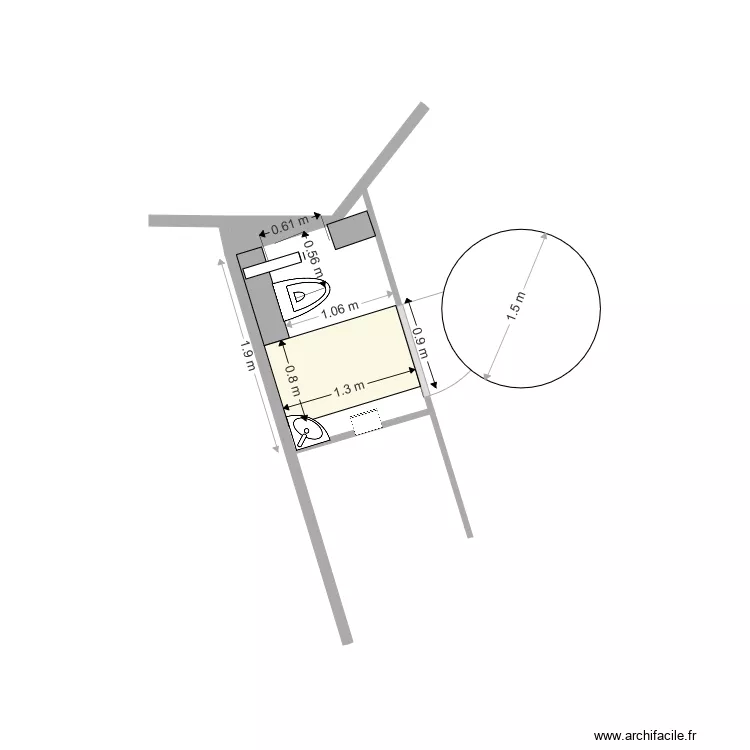 flocon sanitaire. Plan de 