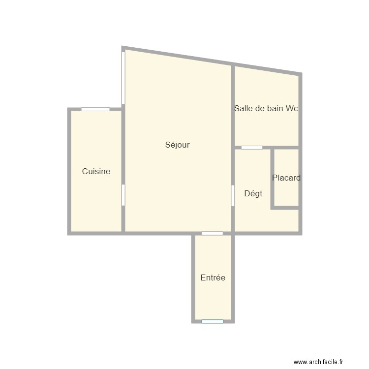 Appartement 6ème étage droite Ascenseur Lot 123. Plan de 0 pièce et 0 m2