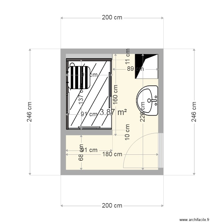 BOISSET projet V2. Plan de 0 pièce et 0 m2