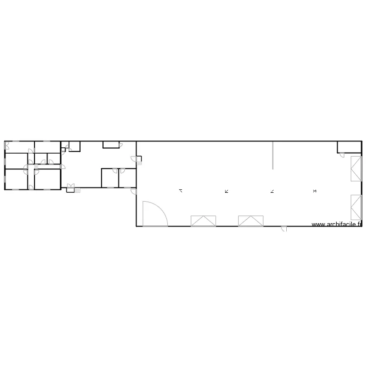 Garage des Senets. Plan de Garage des Senets. Plan de