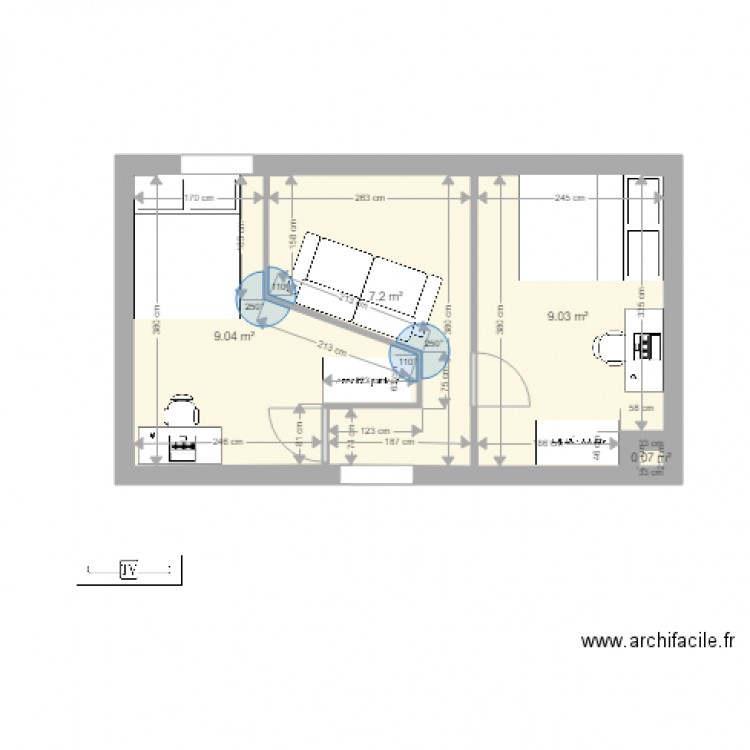 pièce principale coloc final. Plan de 0 pièce et 0 m2