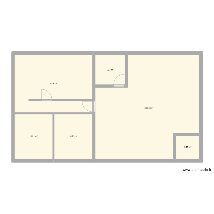 Pierre percée. Plan de 0 pièce et 0 m2