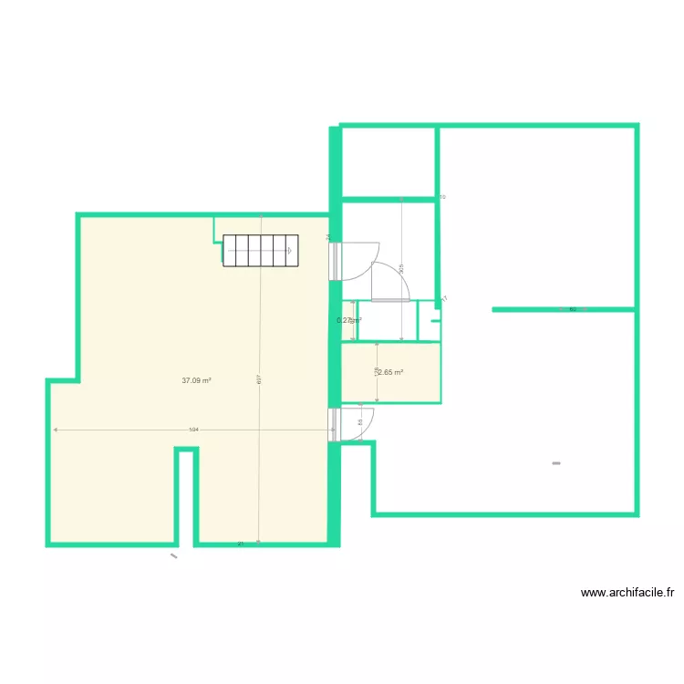 Rose plan &eacute;tage superficie. Plan de 