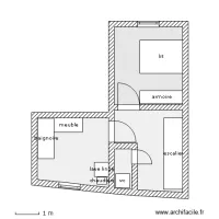 1 er &eacute;tage  appart 1