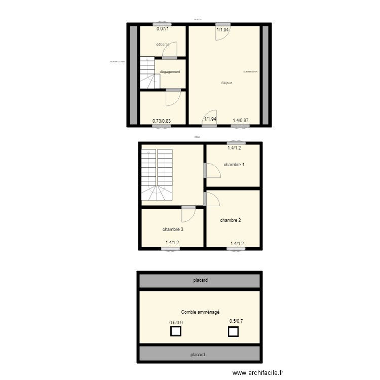 ACT LOGprigent. Plan de 0 pièce et 0 m2