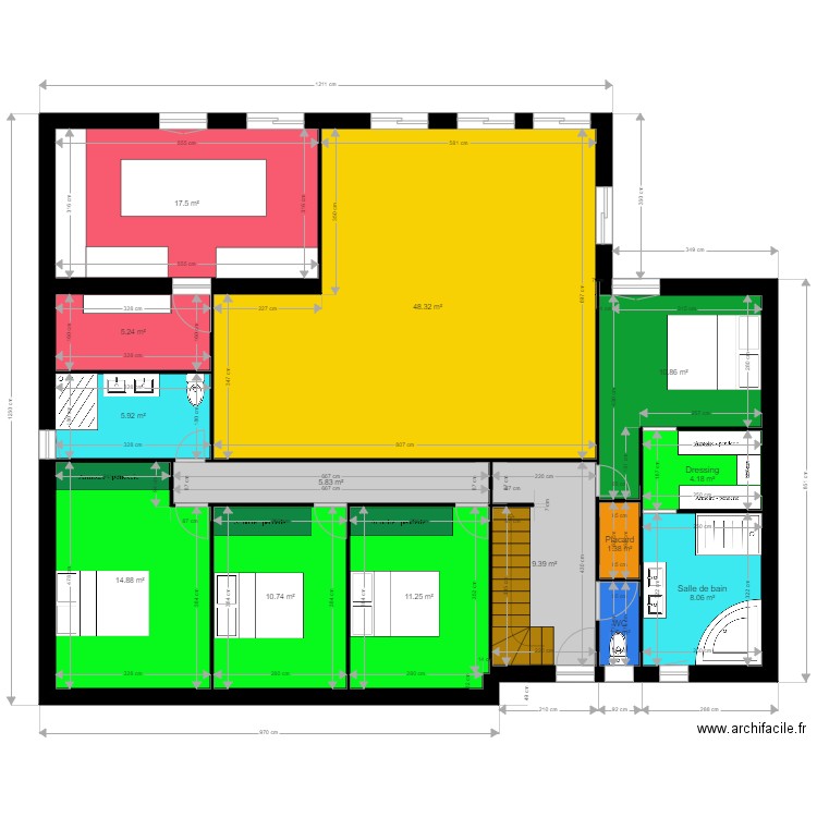 Projet maison 6. Plan de 0 pièce et 0 m2