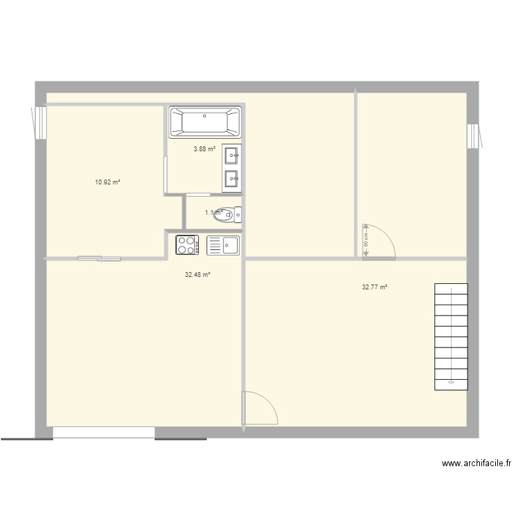 Maison messery plan ss sol projet version AV. Plan de 0 pièce et 0 m2