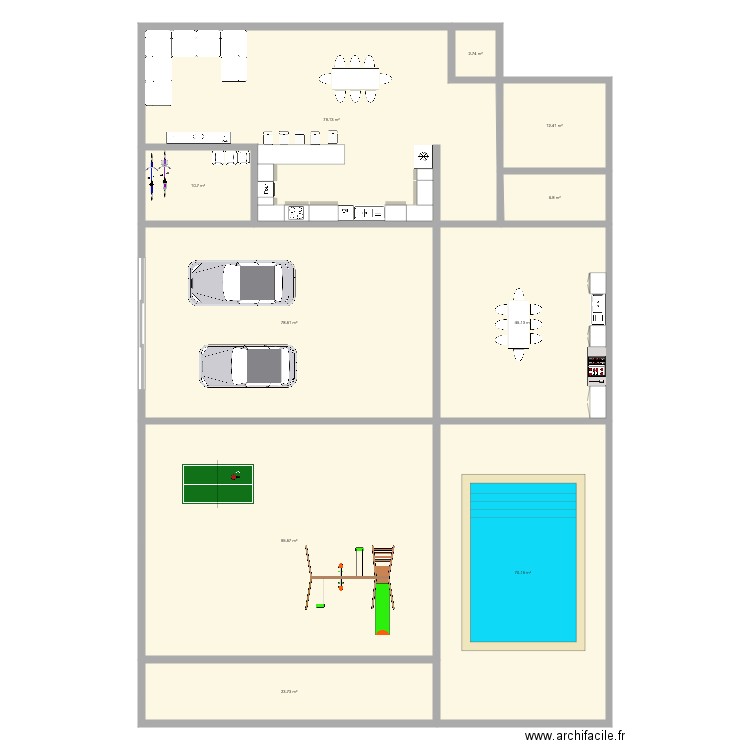 presbytere. Plan de 0 pièce et 0 m2