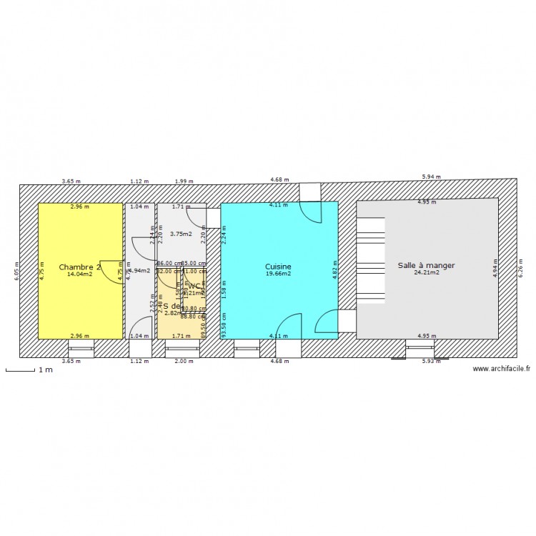 Rez de Chaussée. Plan de 0 pièce et 0 m2