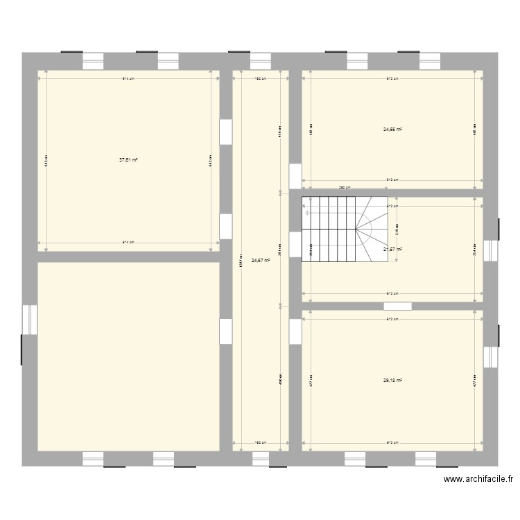 Prieuré . Plan de 0 pièce et 0 m2