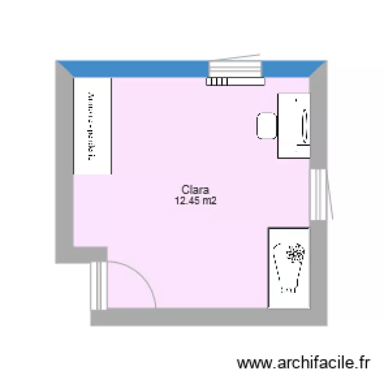 Chambre Clara. Plan de Chambre Clara. Plan de