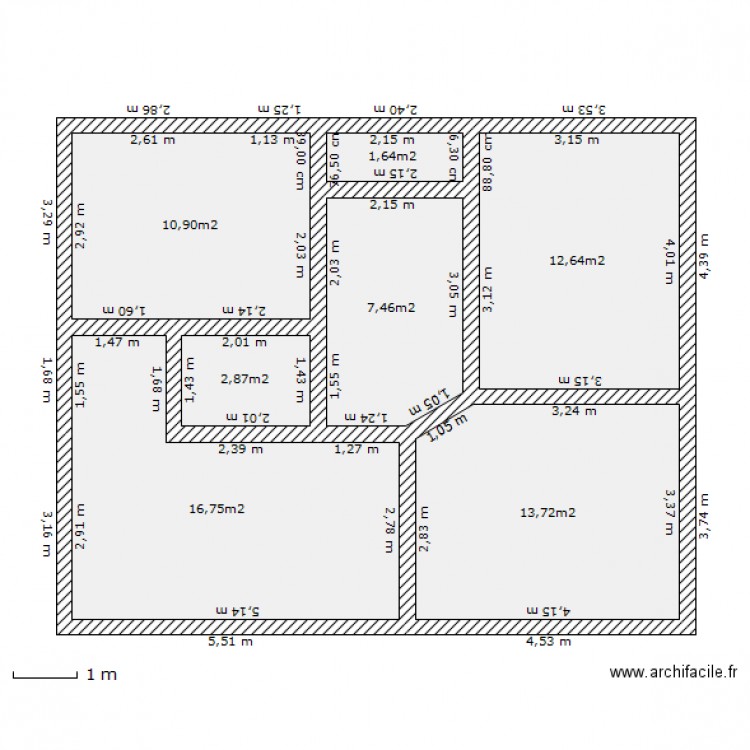jo 2 er etage. Plan de 0 pièce et 0 m2