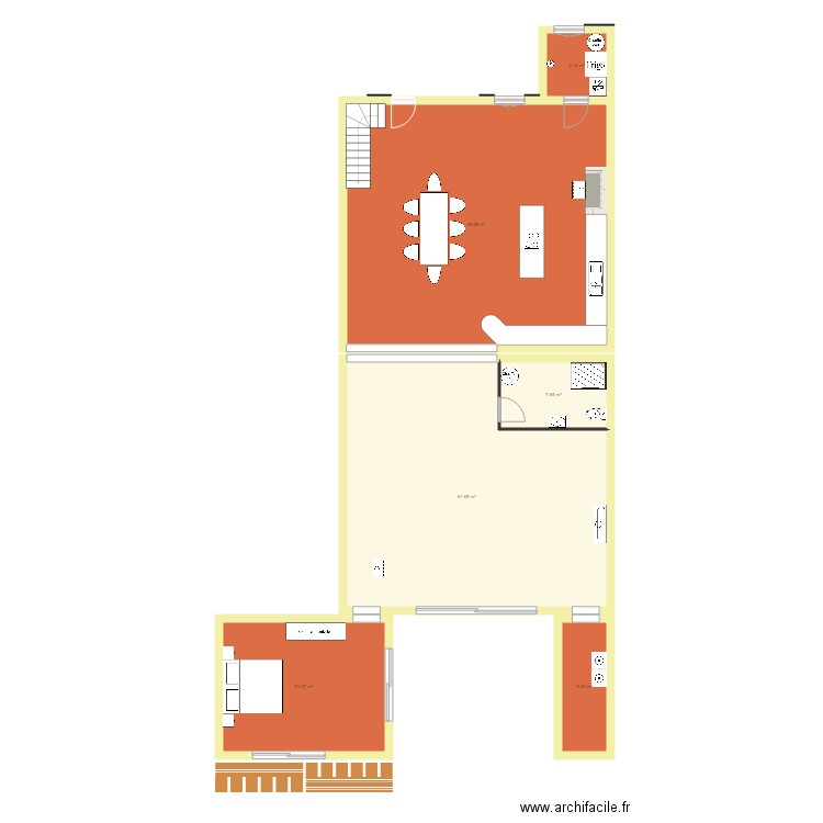 maison. Plan de 0 pièce et 0 m2