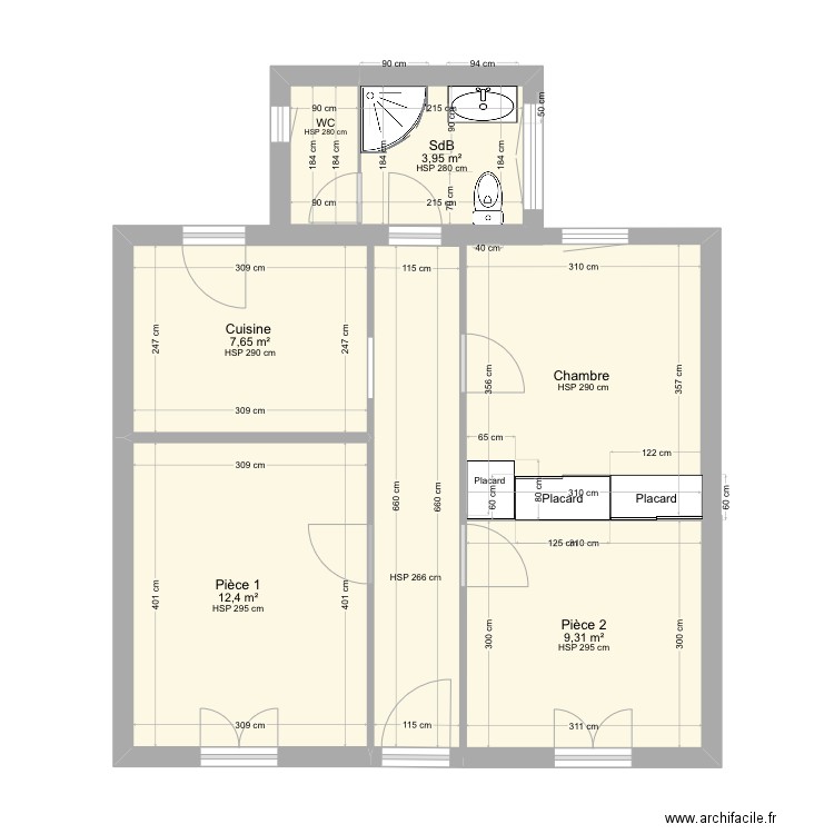 Maison Toulon Rdc. Plan de 0 pièce et 0 m2